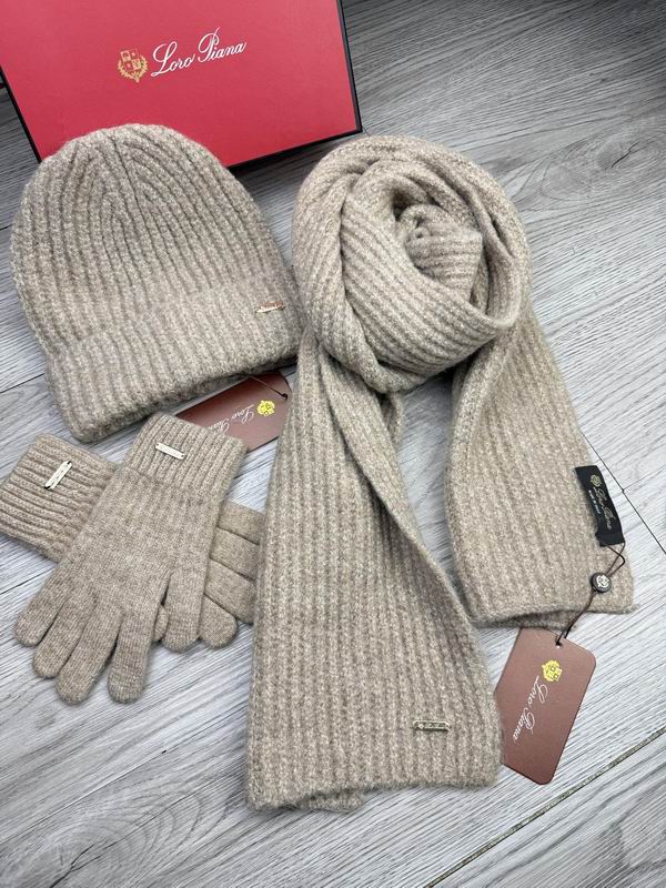 Loro Piana Scarf Hat Gloves dx (40)
