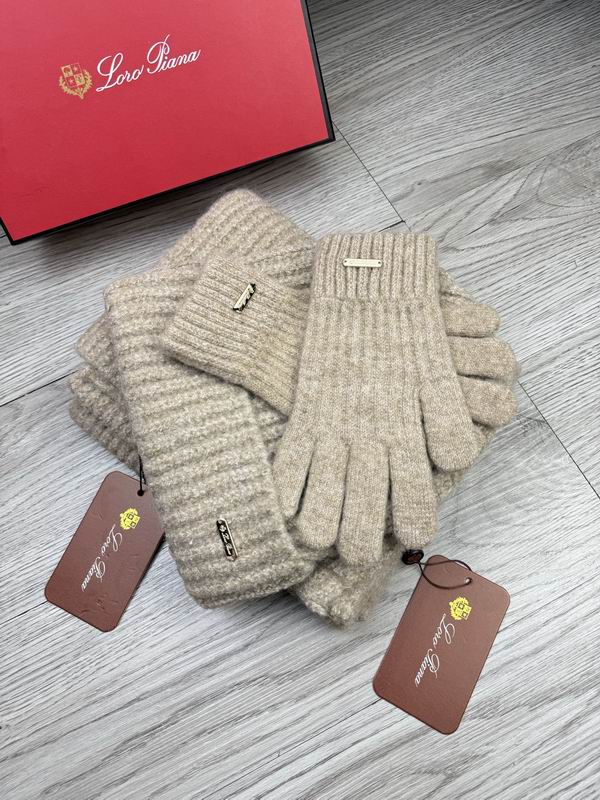 Loro Piana Scarf Hat Gloves dx (44)