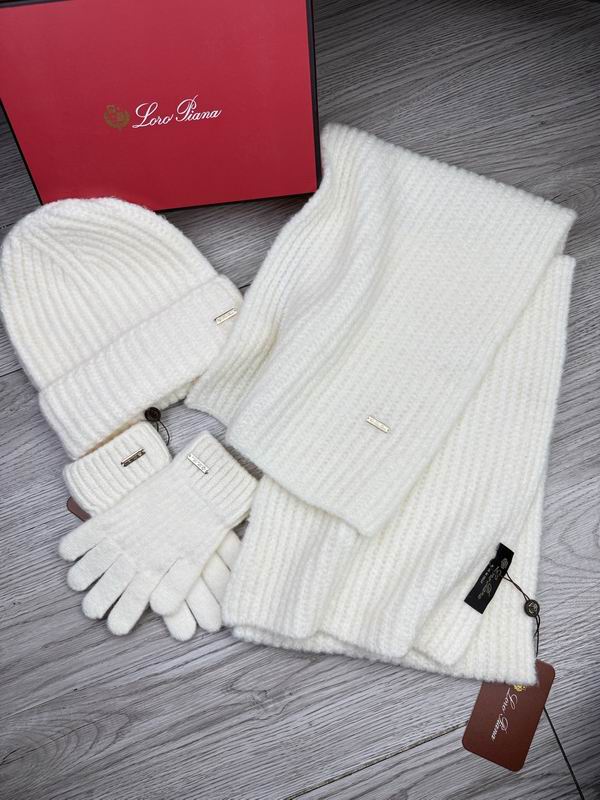 Loro Piana Scarf Hat Gloves dx (5)