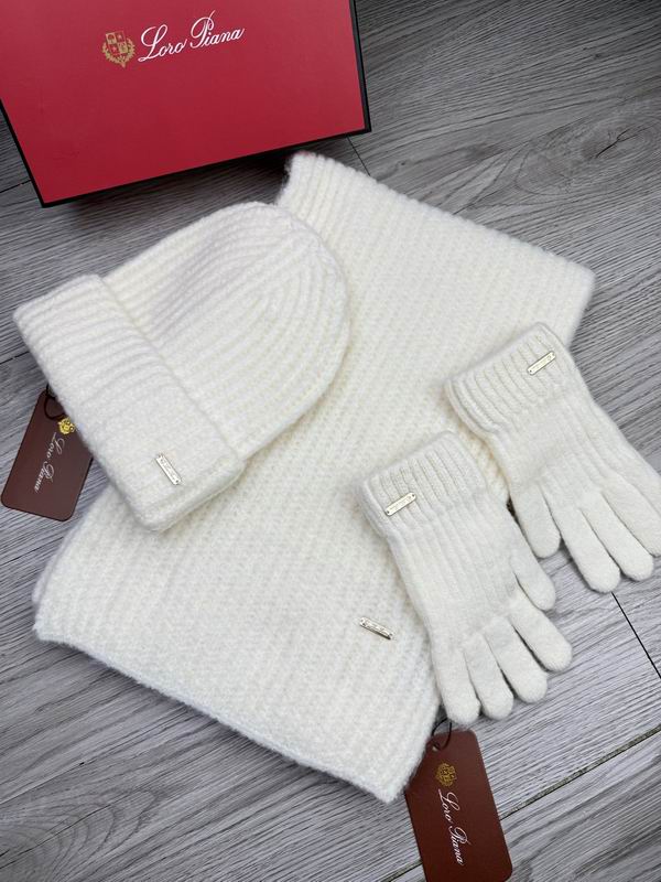 Loro Piana Scarf Hat Gloves dx (7)