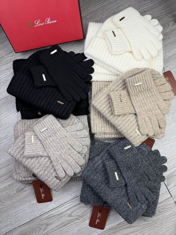 Loro Piana Scarf Hat Gloves dx (9)