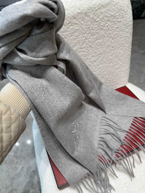 Loro Piana scarf 32X180cm 100%山羊绒 E05 (10)