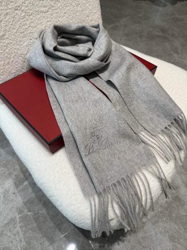 Loro Piana scarf 32X180cm 100%山羊绒 E05 (11)