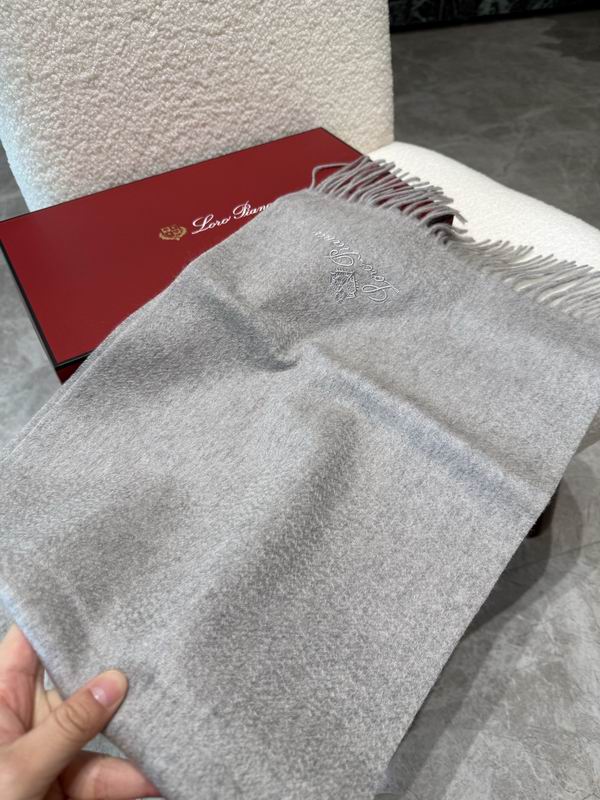 Loro Piana scarf 32X180cm 100%山羊绒 E05 (13)