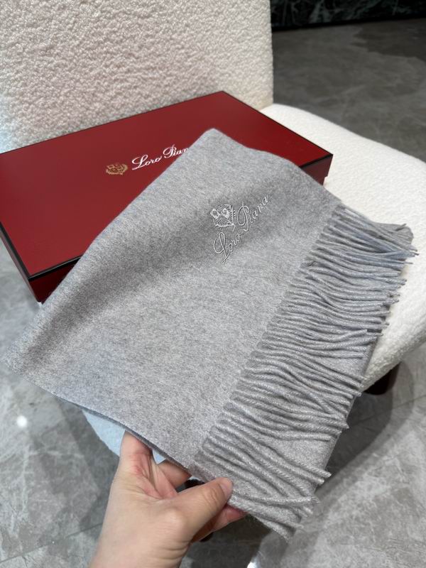 Loro Piana scarf 32X180cm 100%山羊绒 E05 (14)