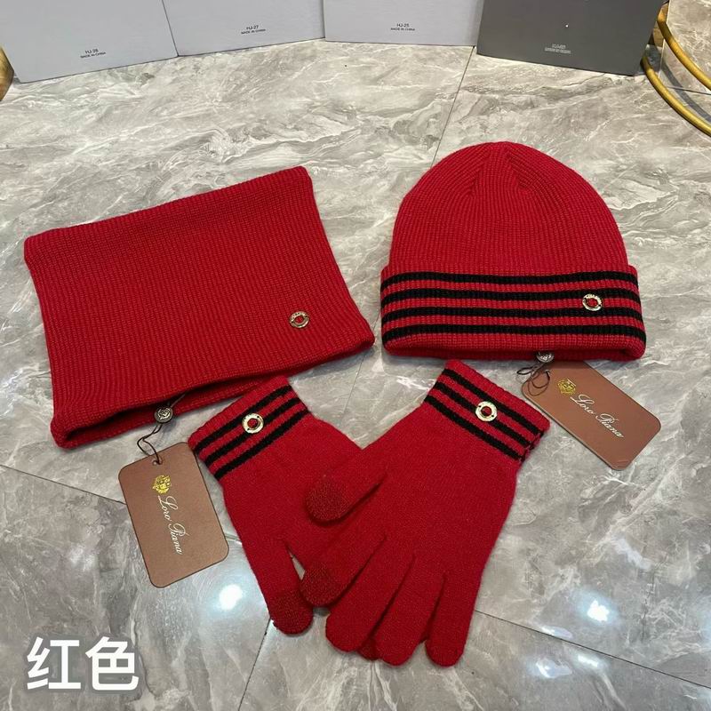 Loro Piana scarf hat gloves (4)