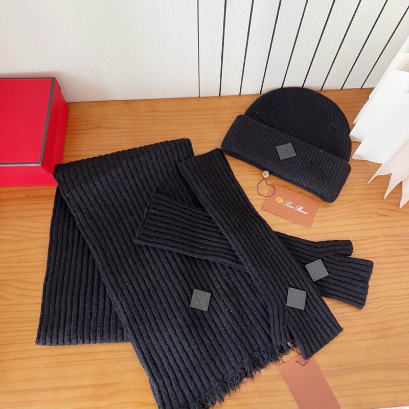 Loro Piana scarf hat gloves dx (53)