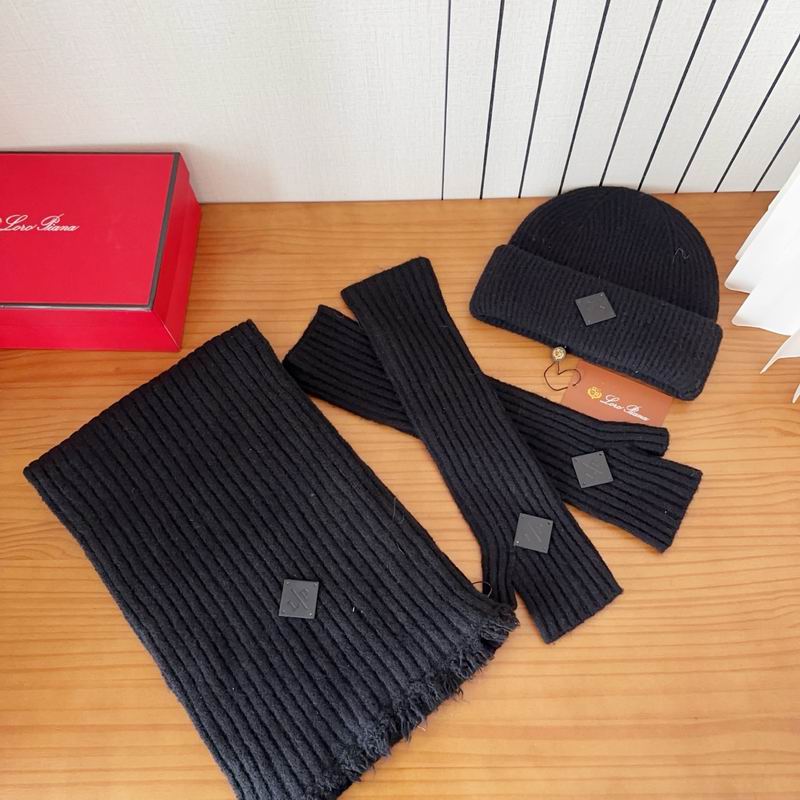 Loro Piana scarf hat gloves dx (54)