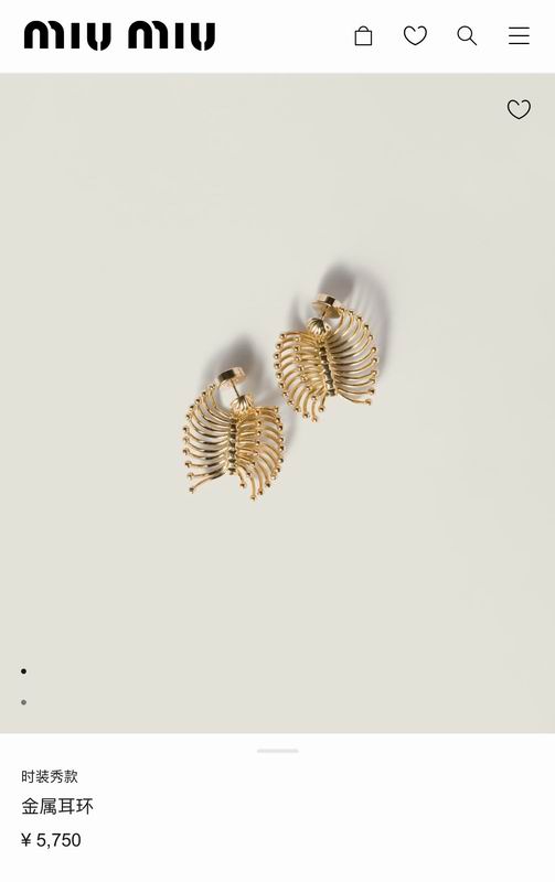 MiuMiu Earring 10yxq15 (1)