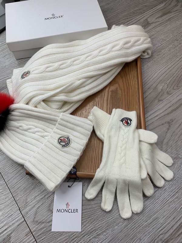 Moncler Scarf Hat Gloves E (334)