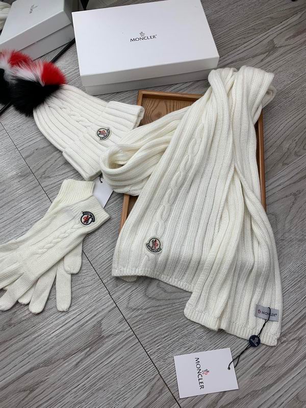Moncler Scarf Hat Gloves E (338)