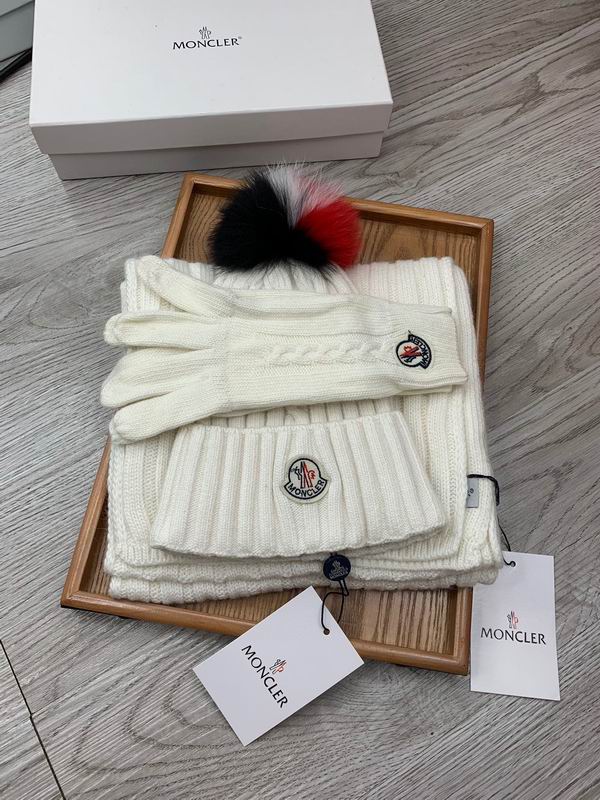 Moncler Scarf Hat Gloves E (342)