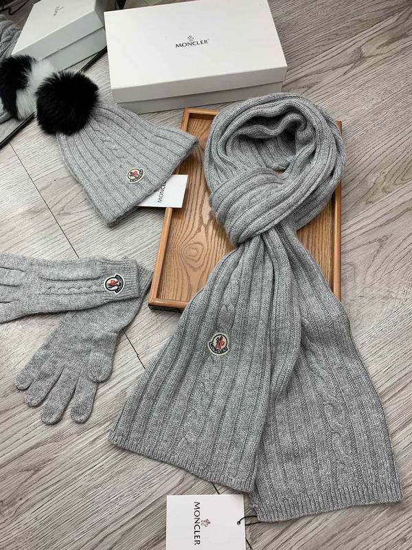 Moncler Scarf Hat Gloves E (344)