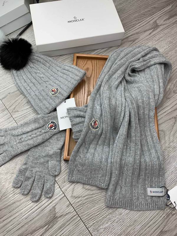 Moncler Scarf Hat Gloves E (347)
