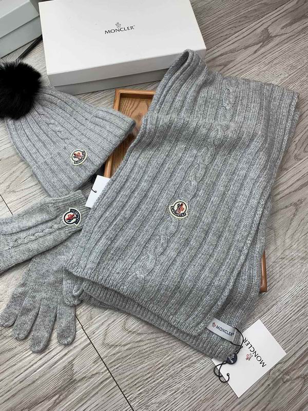 Moncler Scarf Hat Gloves E (349)