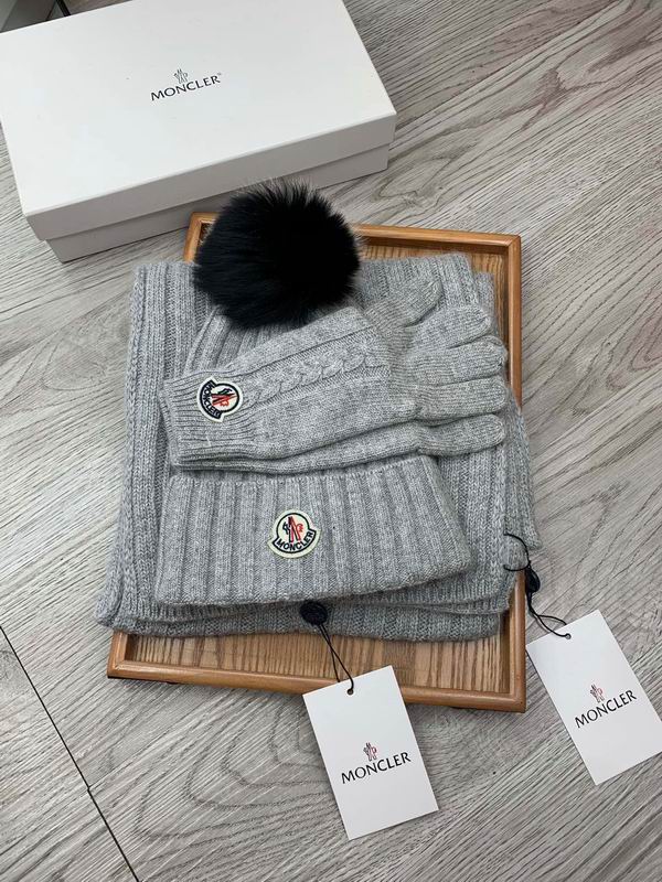 Moncler Scarf Hat Gloves E (351)