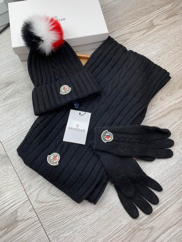 Moncler Scarf Hat Gloves E (359)