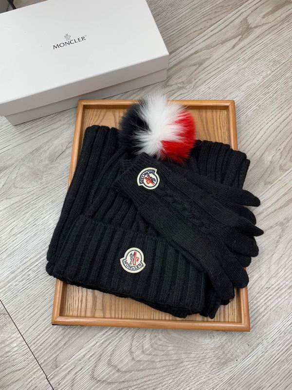 Moncler Scarf Hat Gloves E (360)