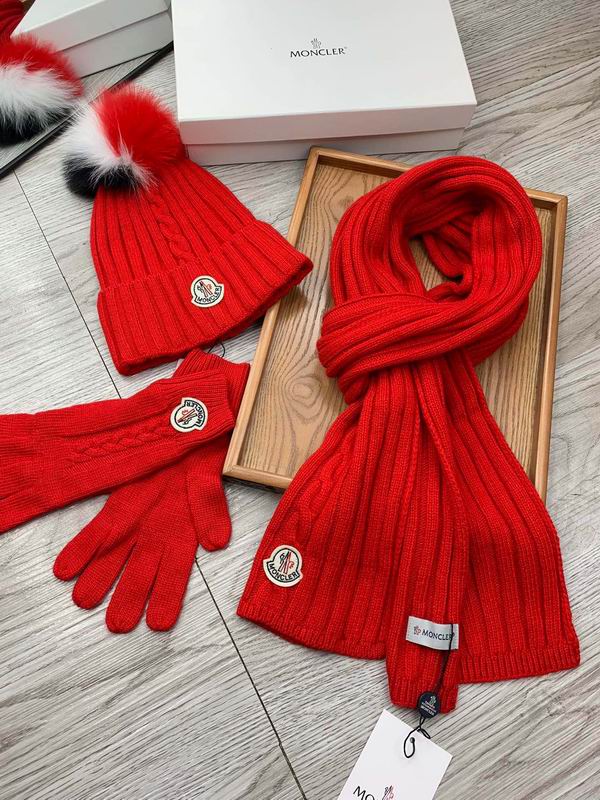 Moncler Scarf Hat Gloves E (364)