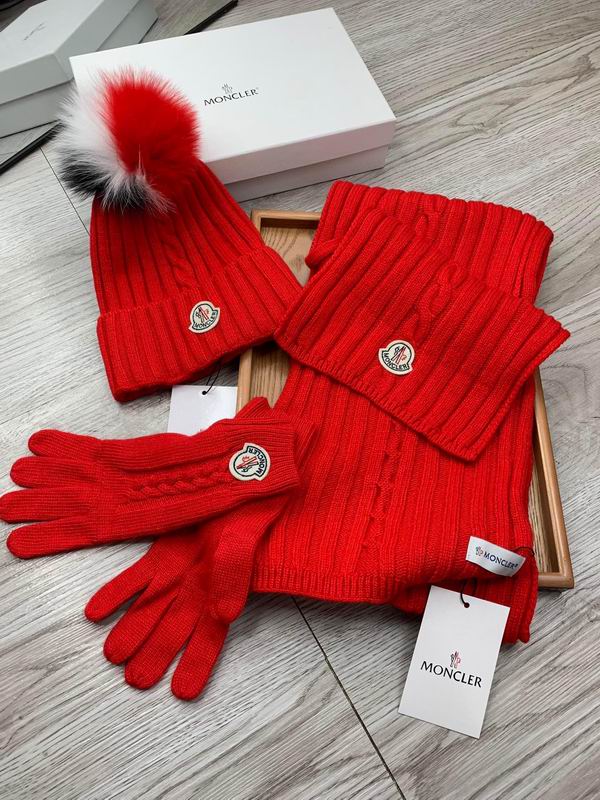 Moncler Scarf Hat Gloves E (367)
