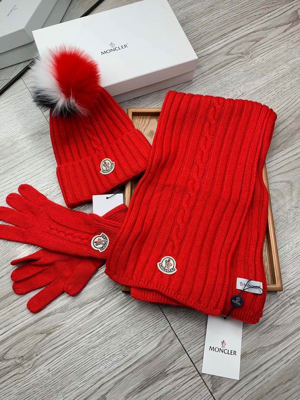 Moncler Scarf Hat Gloves E (368)