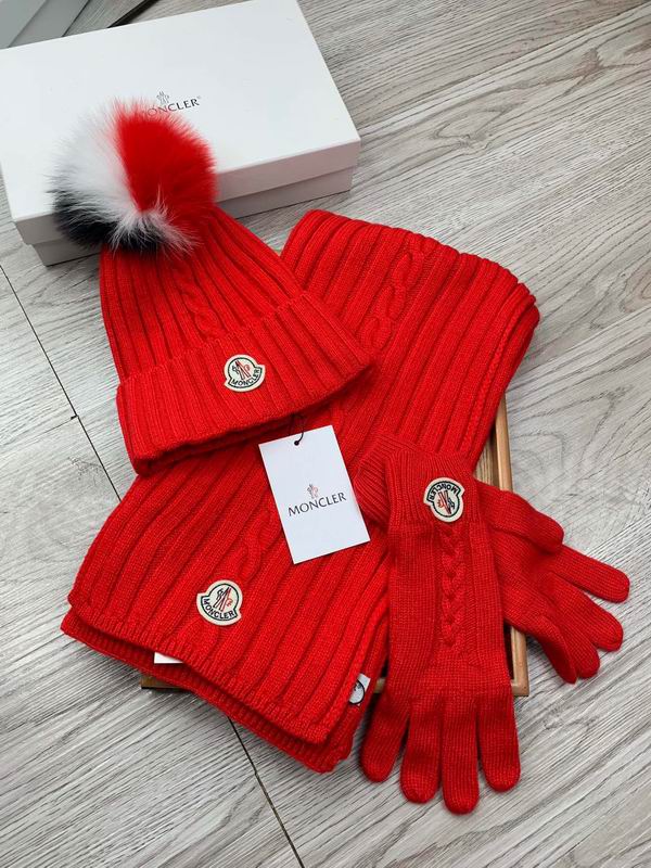 Moncler Scarf Hat Gloves E (369)