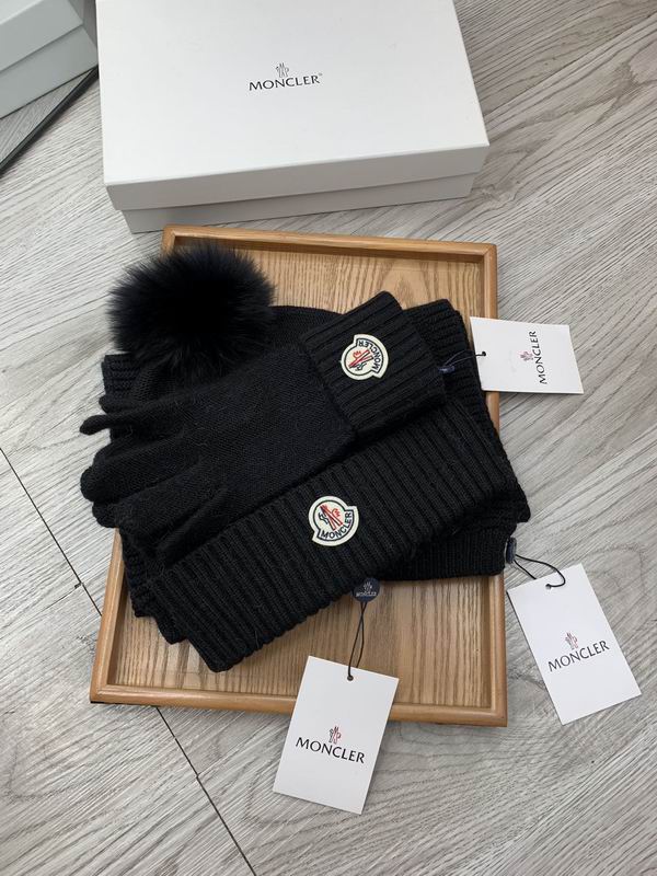 Moncler Scarf Hat Gloves E (530)