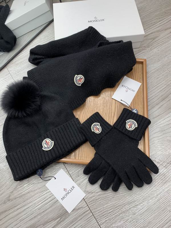 Moncler Scarf Hat Gloves E (533)