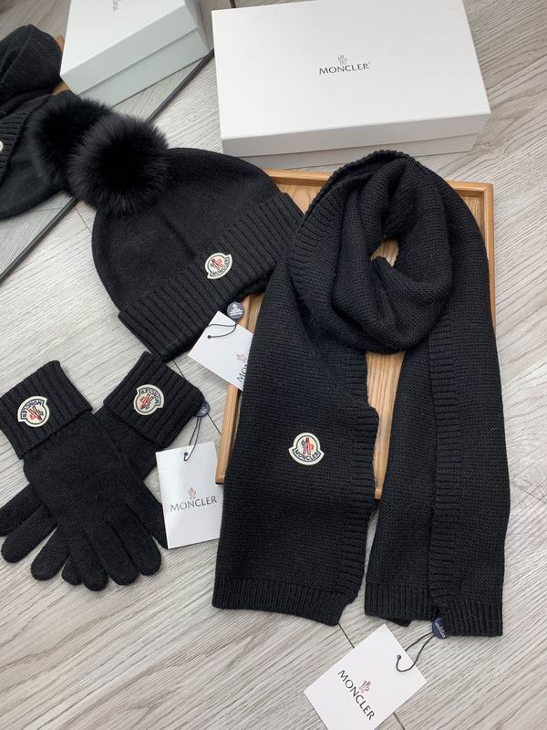 Moncler Scarf Hat Gloves E (536)