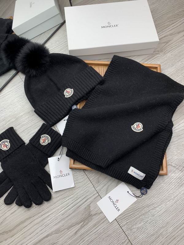 Moncler Scarf Hat Gloves E (537)