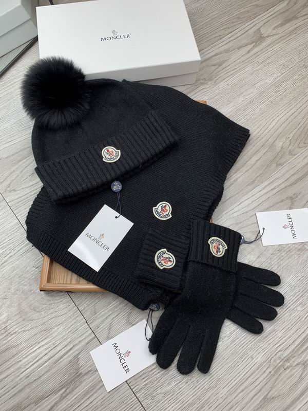Moncler Scarf Hat Gloves E (538)