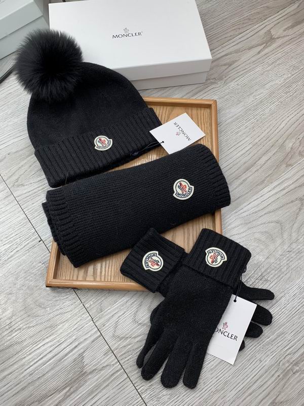 Moncler Scarf Hat Gloves E (540)