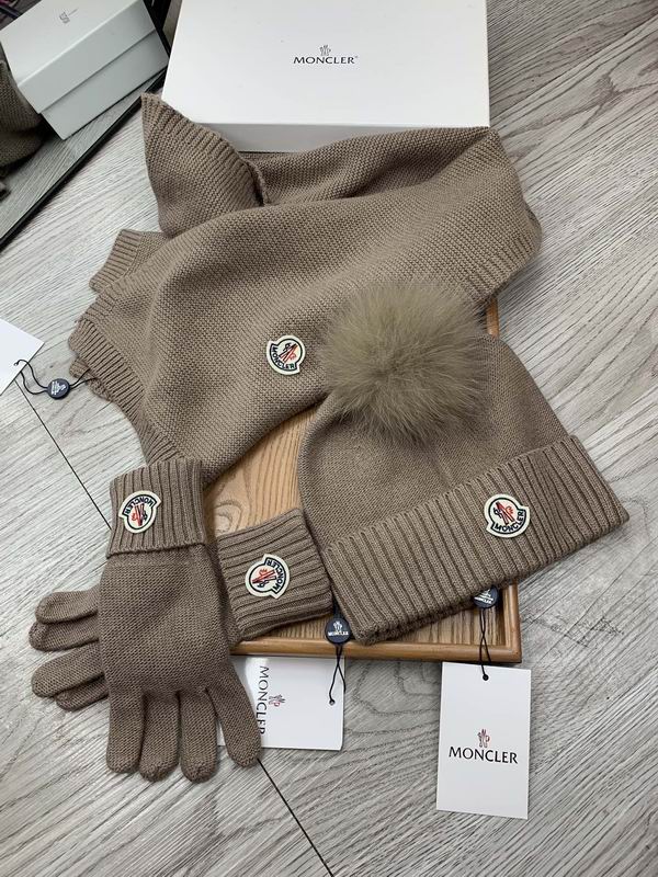 Moncler Scarf Hat Gloves E (543)