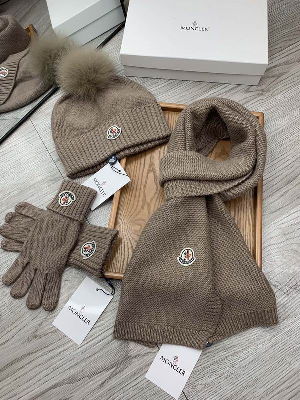 Moncler Scarf Hat Gloves E (545)