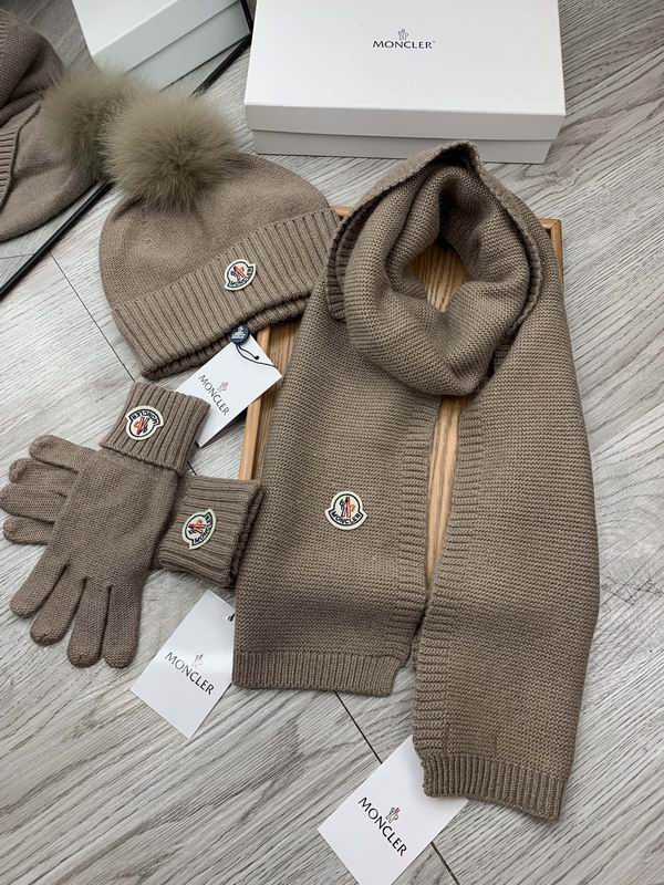 Moncler Scarf Hat Gloves E (546)