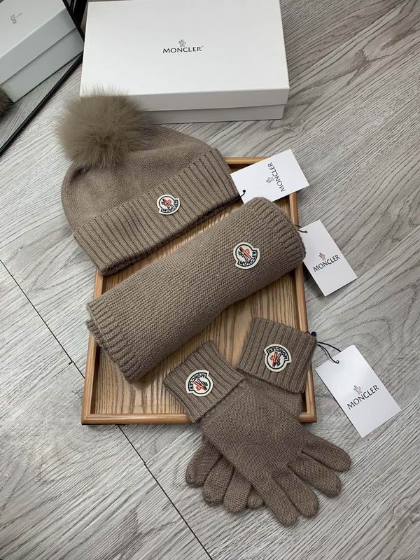 Moncler Scarf Hat Gloves E (549)