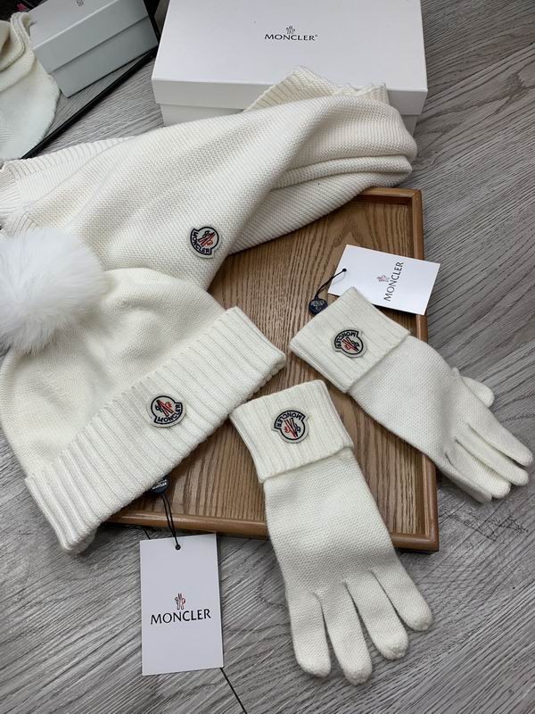 Moncler Scarf Hat Gloves E (551)