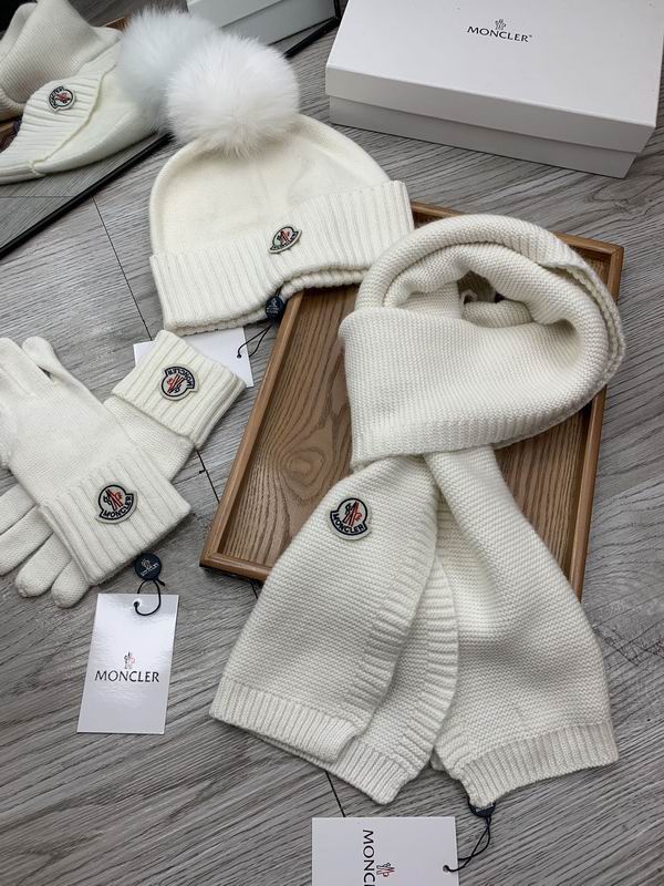 Moncler Scarf Hat Gloves E (553)