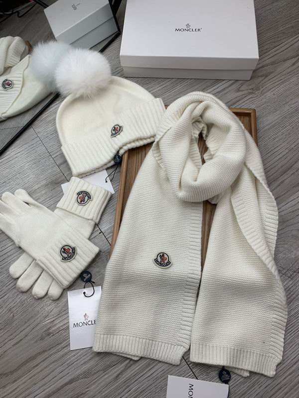 Moncler Scarf Hat Gloves E (554)