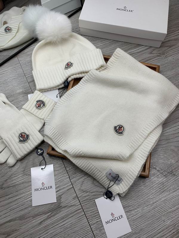 Moncler Scarf Hat Gloves E (555)