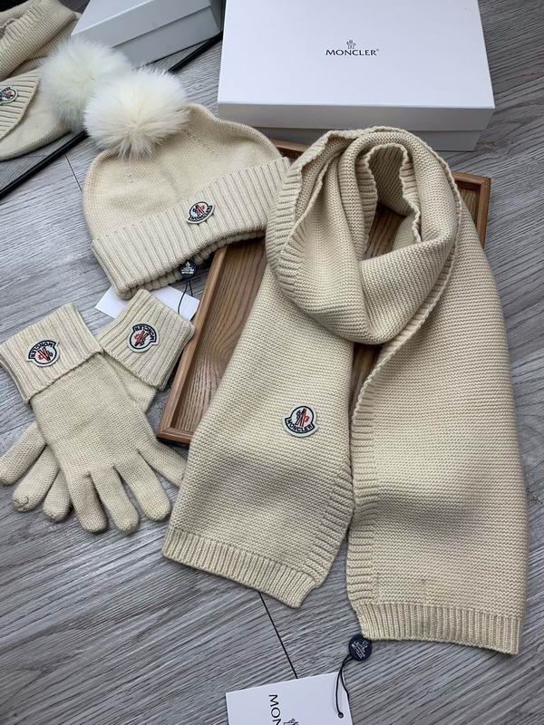 Moncler Scarf Hat Gloves E (563)