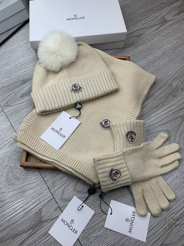 Moncler Scarf Hat Gloves E (565)