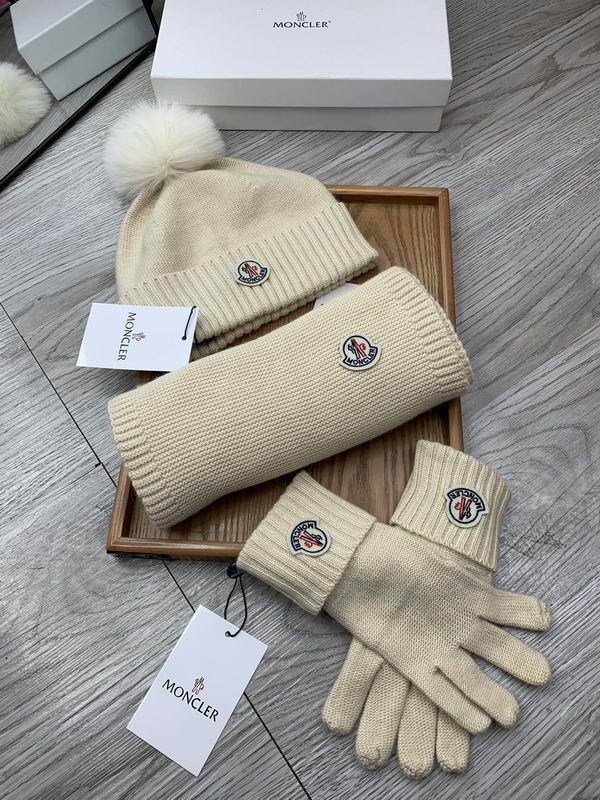 Moncler Scarf Hat Gloves E (567)
