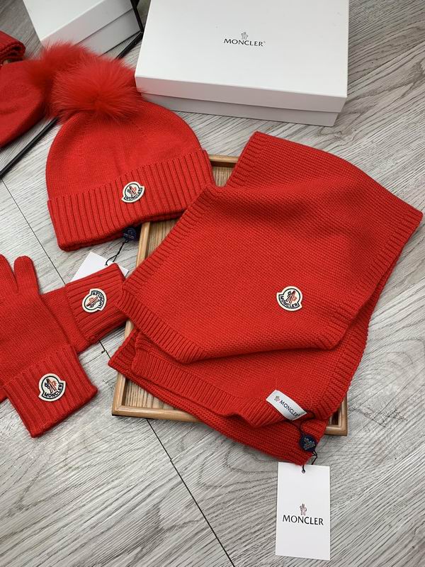 Moncler Scarf Hat Gloves E (573)