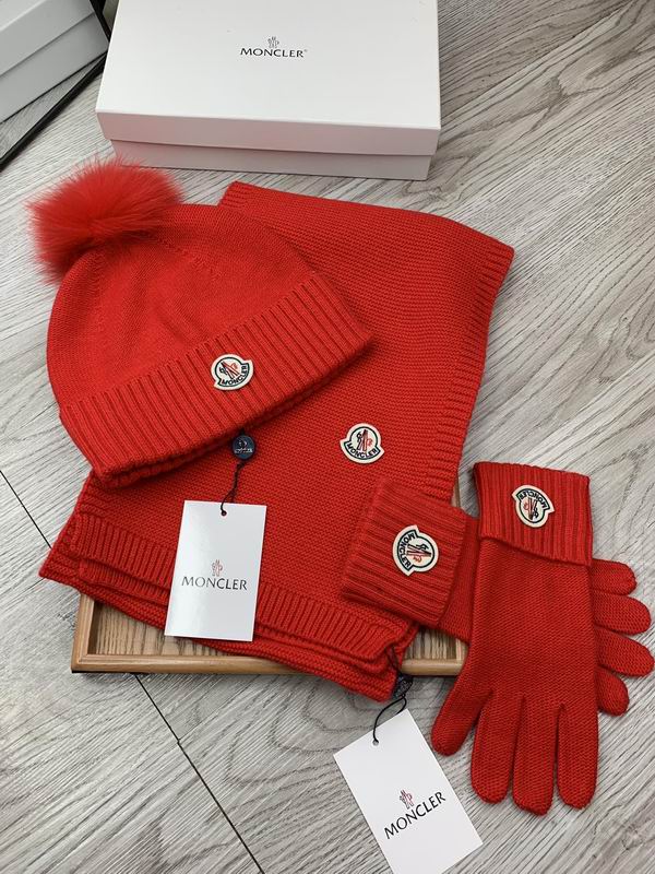 Moncler Scarf Hat Gloves E (574)