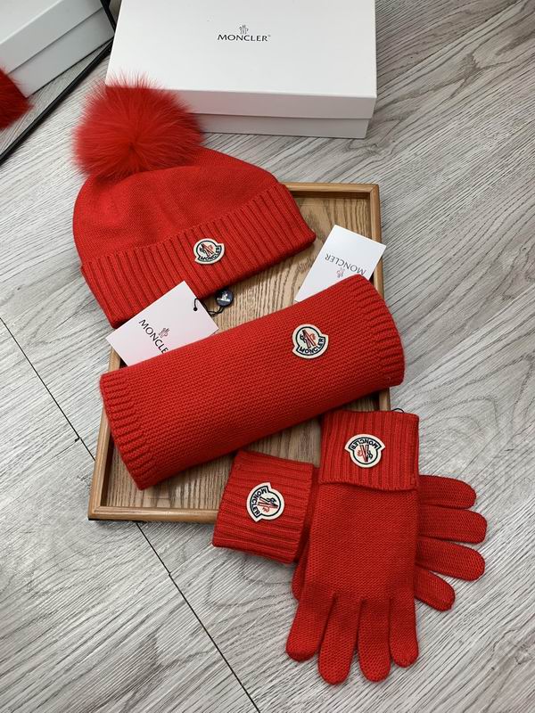 Moncler Scarf Hat Gloves E (576)