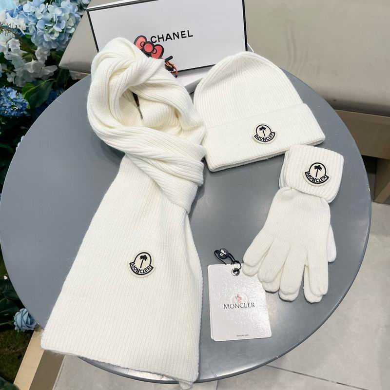 Moncler scarf  hat gloves (6)