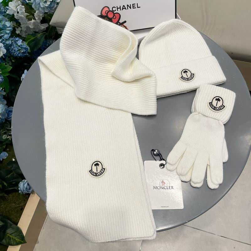 Moncler scarf  hat gloves (7)