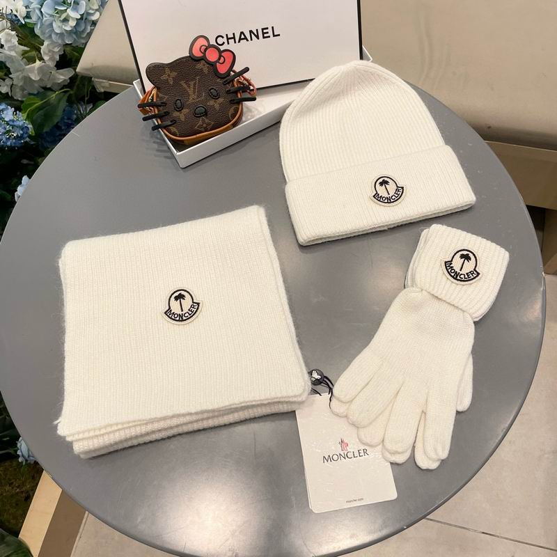 Moncler scarf  hat gloves (9)