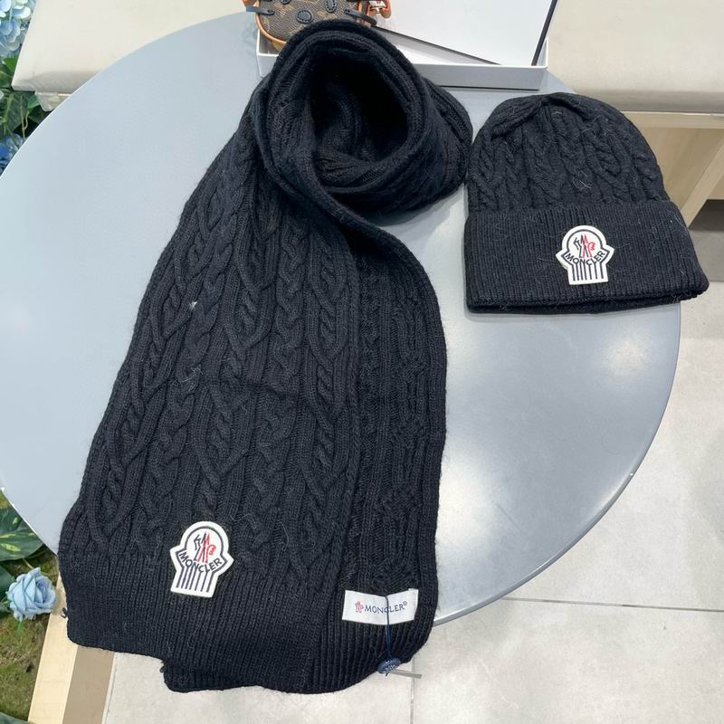 Moncler scarf hat (1)
